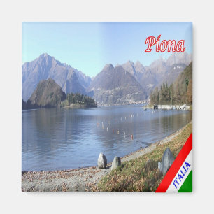 GAL097 PIONA - Lake Como - Italy - Fridge Magnet