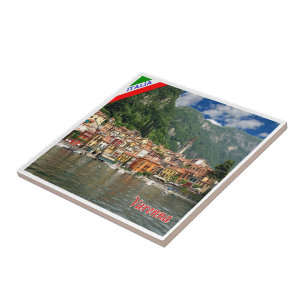 GAL133 VARENNA, Lake Como, Italy, Tile