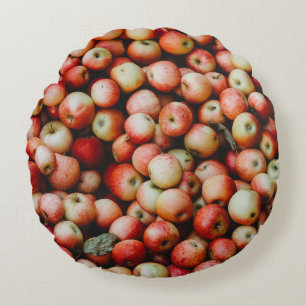 GALA APPLES ROUND PILLOW