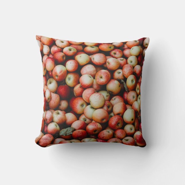 GALA APPLES THROW PILLOW (Front)