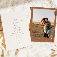 GALA Boho Terracotta Celestial Star Photo Wedding