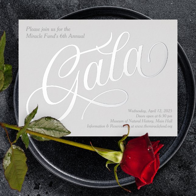 Gala de l'entreprise Invitation Real Foil titre (Créateur téléchargé)