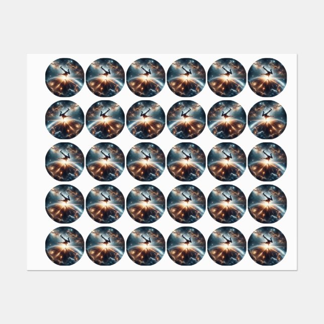 Galactic Breakdance Explosion in Deep Space (Sheet)