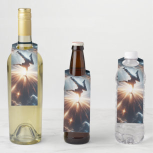 Galactic Breakdance Explosion in Deep Space Bottle Tag