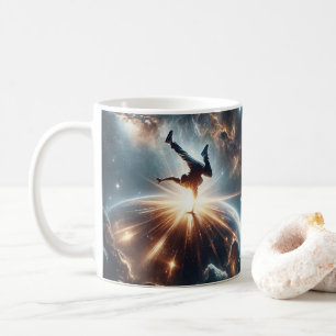 Galactic Breakdance Explosion in Deep Space Coffee Mug