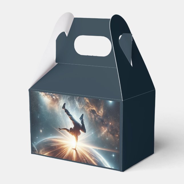 Galactic Breakdance Explosion in Deep Space Favor Box (Front Side)