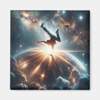 Galactic Breakdance Explosion in Deep Space