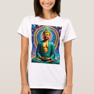 Galactic Buddha Cosmic Enlightenment Tee