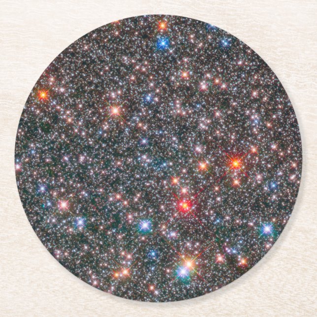 Galactic Bulge Of The Milky Way. Round Paper Coaster (Front)