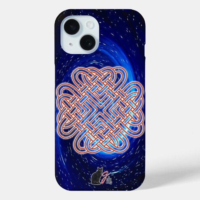 Galactic Celtic Love Knot Case-Mate iPhone Case (Back)