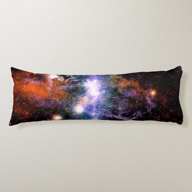 Galactic Centre of Milky Way Galaxy X-Ray Hubble   Body Pillow (Front)