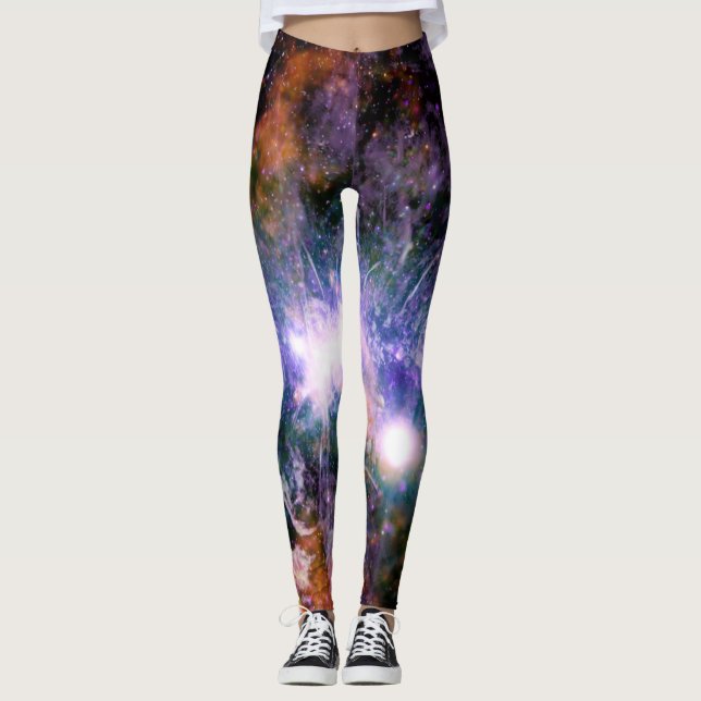 Galactic Centre of Milky Way Galaxy X-Ray Hubble   Leggings (Front)