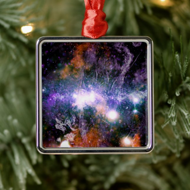 Galactic Centre of Milky Way Galaxy X-Ray Hubble   Metal Ornament (Tree)