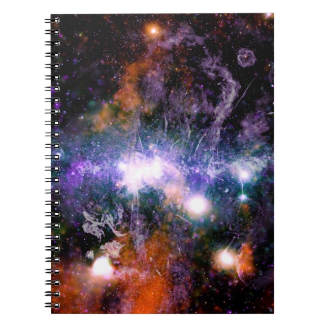 Galactic Centre of Milky Way Galaxy X-Ray Hubble   Notebook (Front)