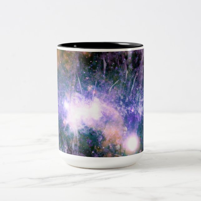 Galactic Centre of Milky Way Galaxy X-Ray Hubble   Two-Tone Coffee Mug (Center)