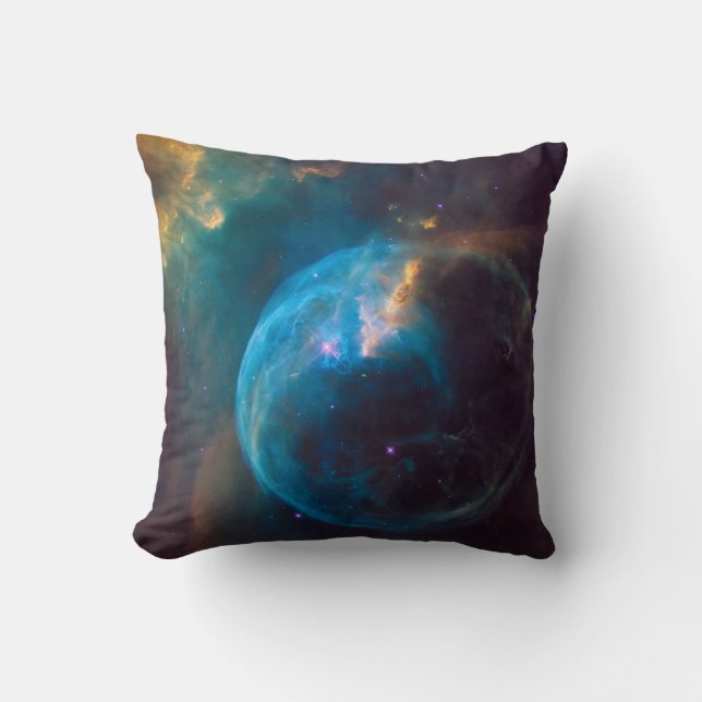 Galactic Cool Outer Space Pictures Cool Space Pict Throw Pillow (Front)