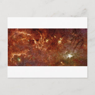 Galactic Core of the Milky Way Galaxy Postcard
