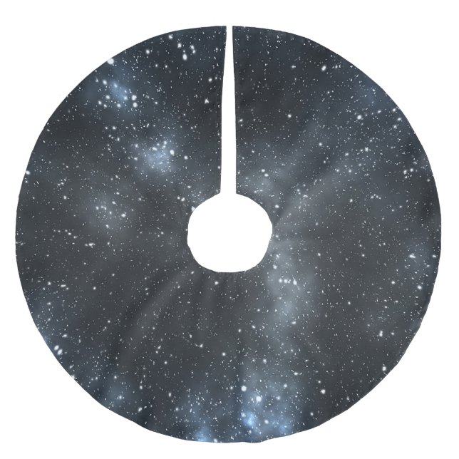 Galactic Dark Matter: Space Mystery. Brushed Polyester Tree Skirt (Front)
