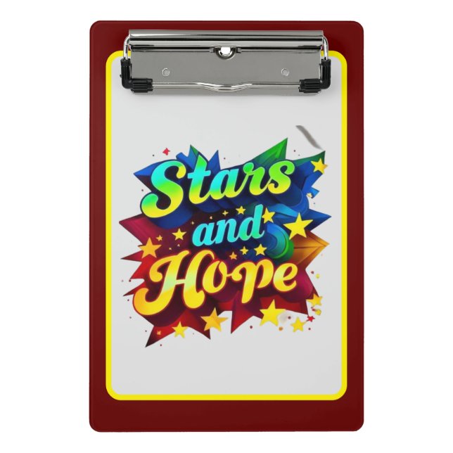 "Galactic Dreams" Mini Clipboard (Front)