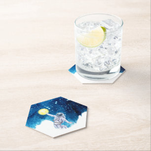 Galactic Explorations Paper Coasters