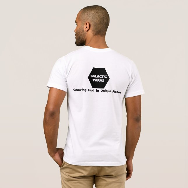 Galactic Farms Men's tee (Back Full)
