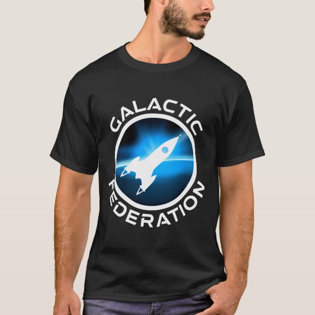 Galactic Federation Logo _1  T-Shirt (Front)