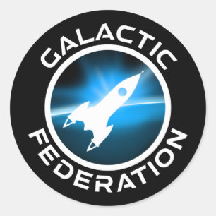Galactic Federation Logo Classic Round Sticker