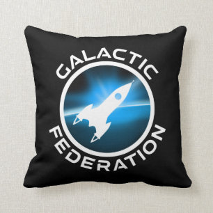 Galactic Federation Logo Throw Pillow