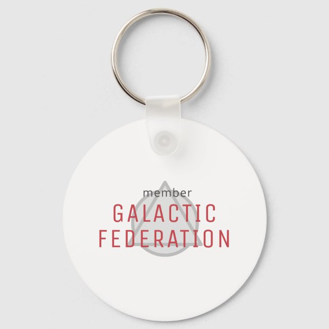 Galactic Federation Member  Keychain (Front)