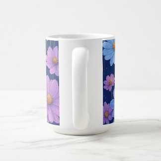 "Galactic Floral Glow" Large Mug