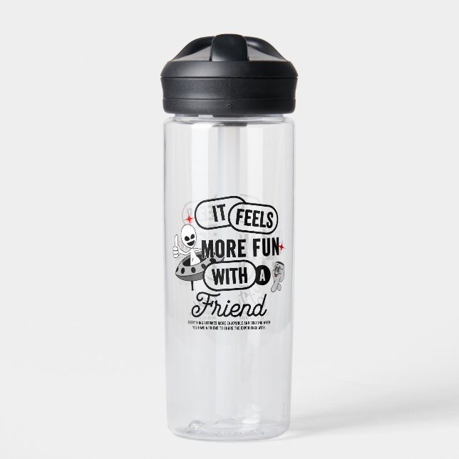 Galactic Friends Space | 20oz Water Bottle (Front)