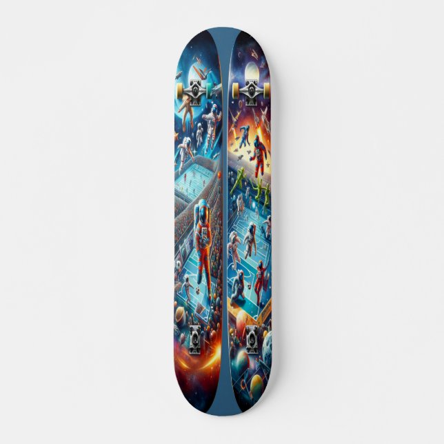 Galactic Games Skateboard (Front)