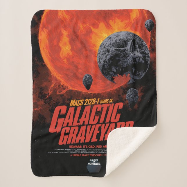Galactic Graveyard Poster, Macs 2129-1. Sherpa Blanket (Front)