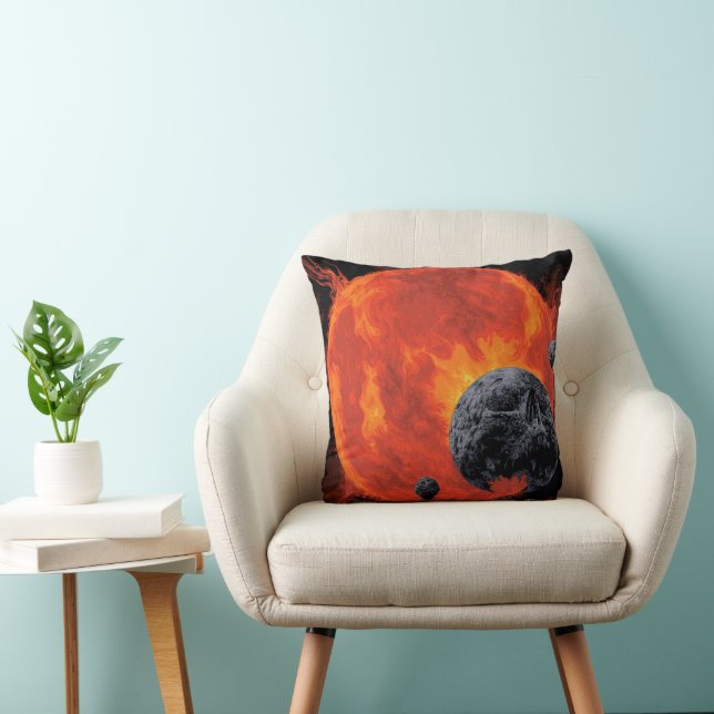 Galactic Graveyard Poster, Macs 2129-1. Throw Pillow (Chair)