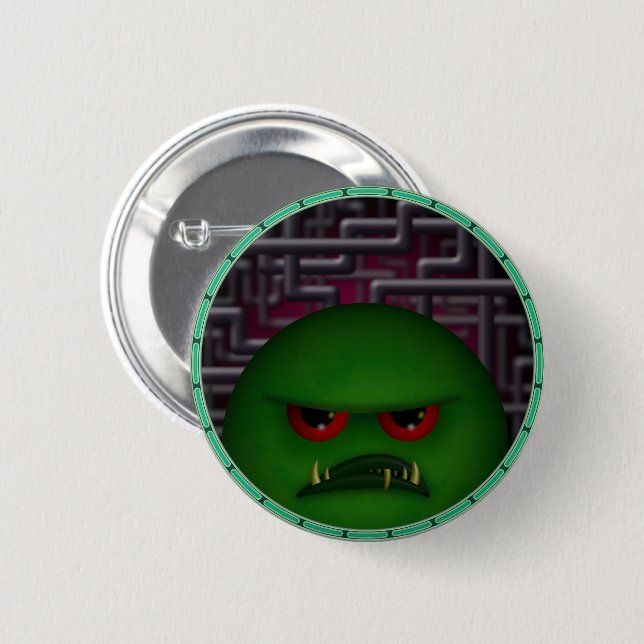 Galactic Grudgling 2 Inch Round Button (Front & Back)