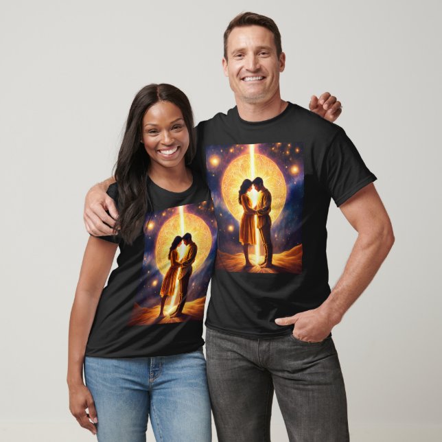 "Galactic Harmony: Celestial Dance" T-Shirt (Unisex)