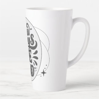 Galactic Kindness: Always Be Kind with circles Latte Mug