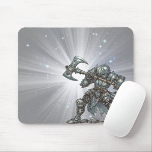 Galactic Knight Warrior Mouse Pad