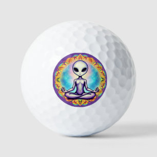 Galactic Meditation Golf Balls