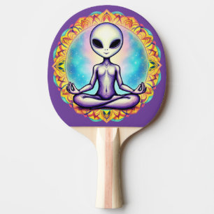 Galactic Meditation Ping Pong Paddle