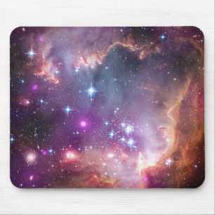 Galactic Outer Space Purple Mouse Pad