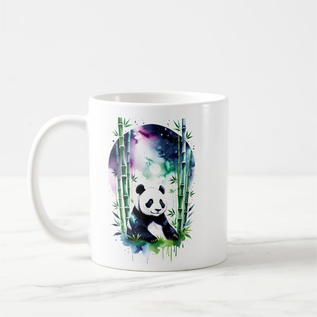 Galactic Panda Coffee Mug (Left)