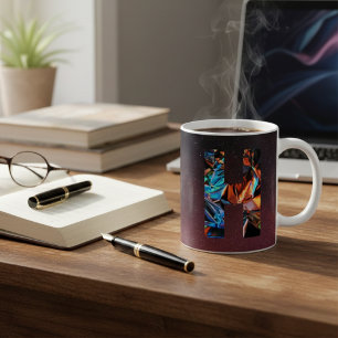 Galactic Prism Initial H Mug