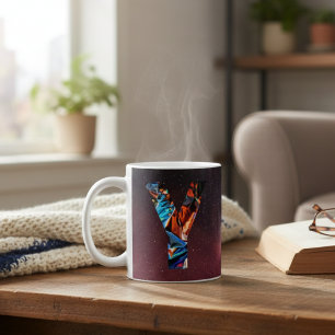 Galactic Prism Initial Y Mug