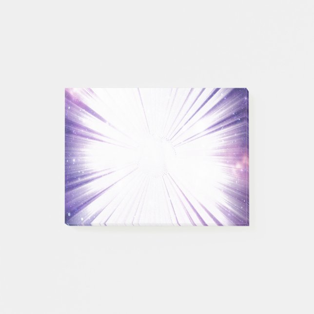 Galactic Purple Post-it Notes (Front)