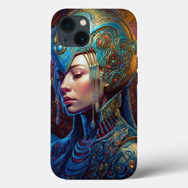 Galactic Queen Science Fiction Fantasy Art Case-Mate iPhone Case (Back)