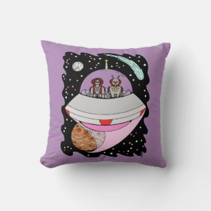 Galactic Road Trip 2018 Throw Pillow