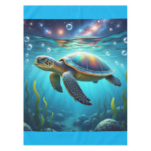 Galactic Sea Turtle Tablecloth