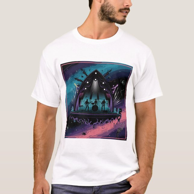 Galactic Soundscape T-Shirt (Front)