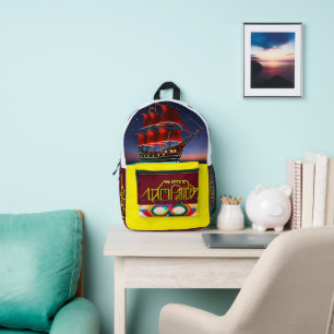"Galactic Starfleet Crew: Boldly Go Beyond" Printed Backpack